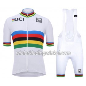 Set Fietsshirt + Korte Koersbroek 2018 UCI World Champion